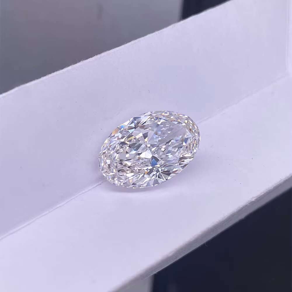 4Carat D VS1 Oval Cut CVD Synthetic Diamond Loose Lab Grown Diamonds With IGI Certificate Engagement Ring