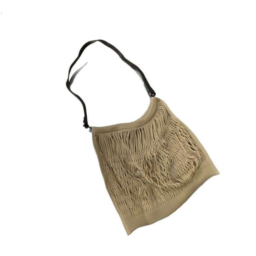 Ins Style Resort Beach Bag New Internet Celebrity Fashion Versatile Leisure Net Straw Woven Single Cross Shoulder Beach Vacation Style Women S Bag KQ