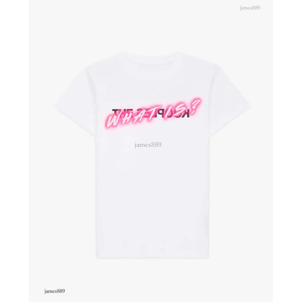 25ss Listing T-shirt Women Casual Cotton France The Couples Short Sleeves Kooples Oversize Y2k Man Women Unisex Tee 250326