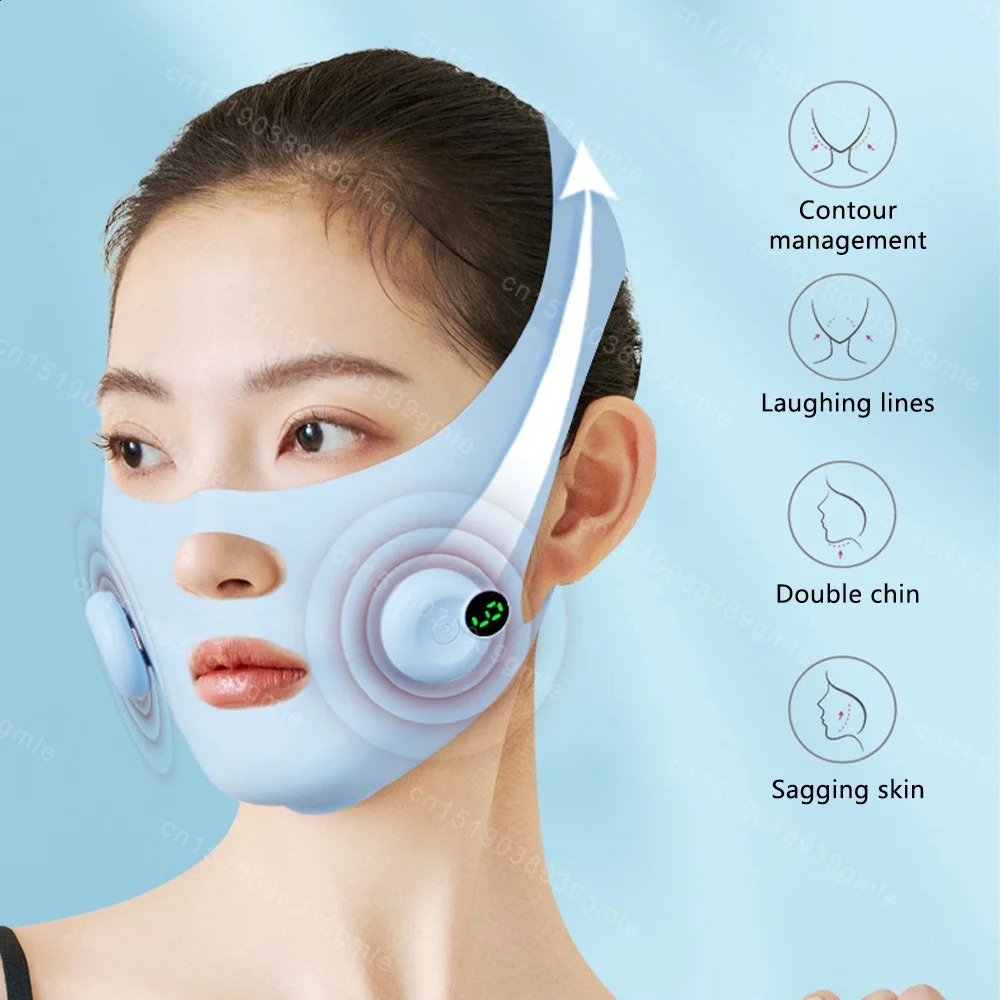 Electric V Face Facial Massager Facial Contouring Beauty Device EMS Microcurrent Skin Slimming Chin Shaping Massager 250418