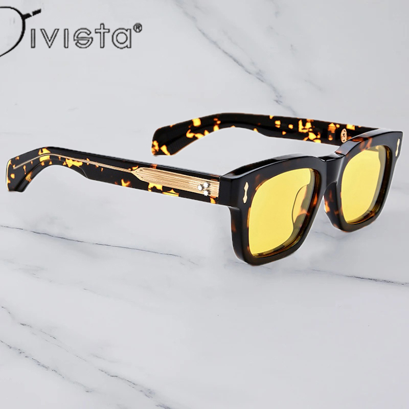 High Quality Designer Sunglasses jmm MOLINO Handmade Acetate Luxury Personalized Men UV400 Customized Logos or Prescription lenses Myopia Optical Fram