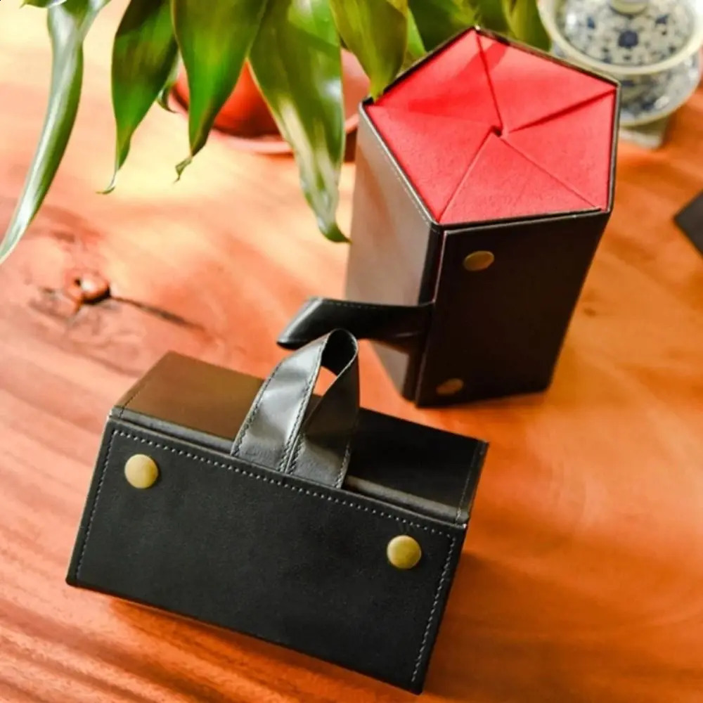 Simple folding 5-slot glasses case glasses holder PU sunglasses case jewelry manager snap button sunglasses display box travel 250420