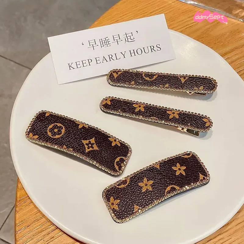 Rhinestone Clips - Elegant French Style Bling Hair Barrette Clip for Women's Fashion Accessories ddmysept