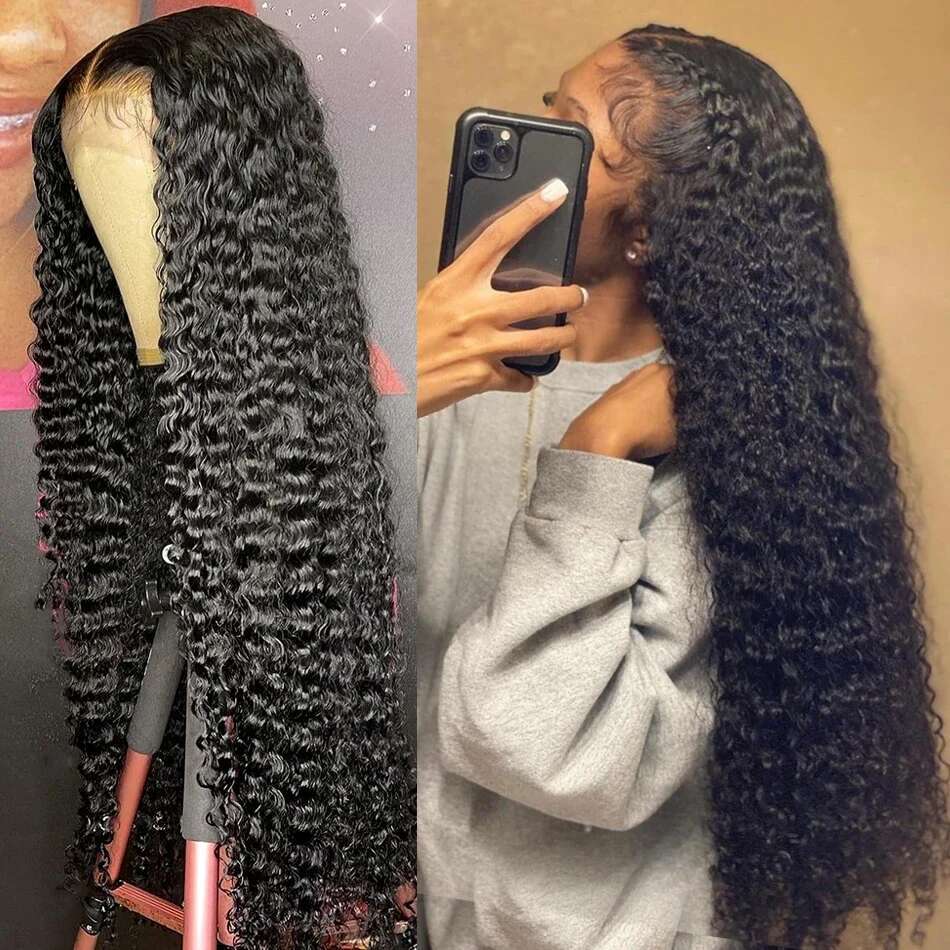 Rosabeauty Hd 13X6 Water Frontal Human Hair Loose Deep Wave 13X4 Lace Front Wig Curly 5X5 Closure Wigs For Women