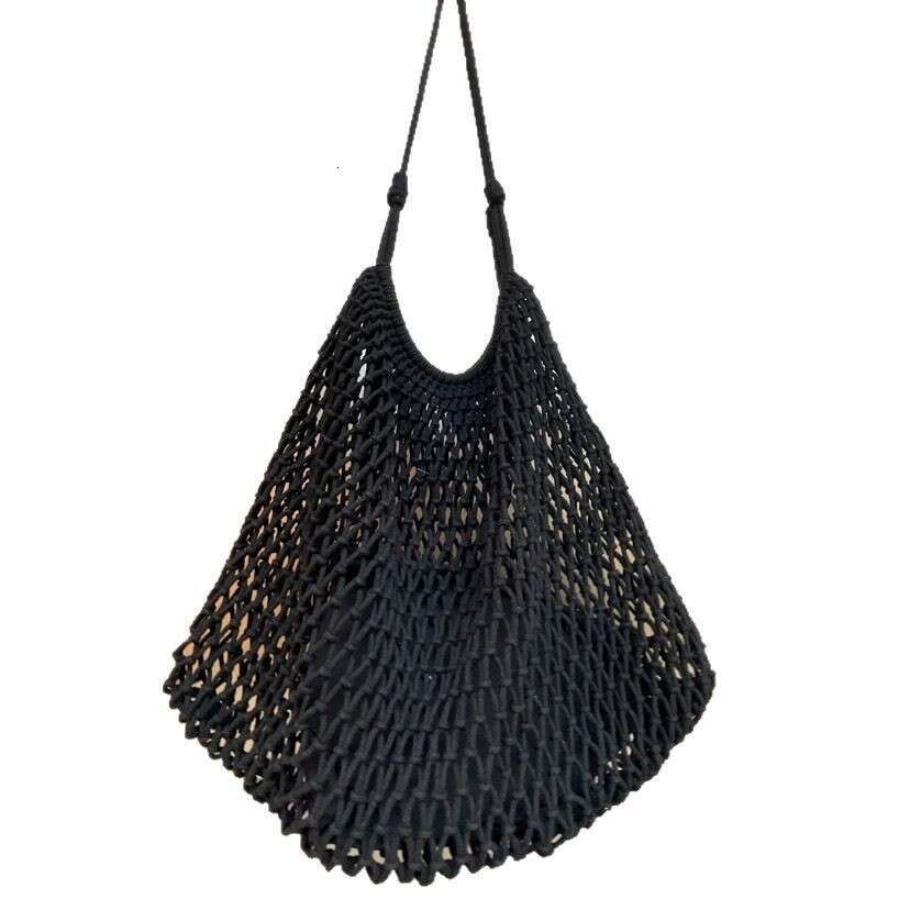 Ins Style Resort Beach Bag Hollow Grass New Internet Celebrity Large Capacity Seaside Vacation Woven Leisure Single Shoulder Tote Mother And Child Bag