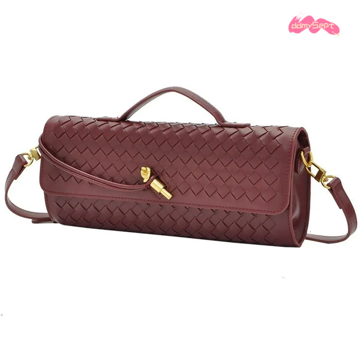 Handmade Leather Cross Body Handbag, Solid Color Square Shoulder Bag for Women, Everyday Use ddmysept