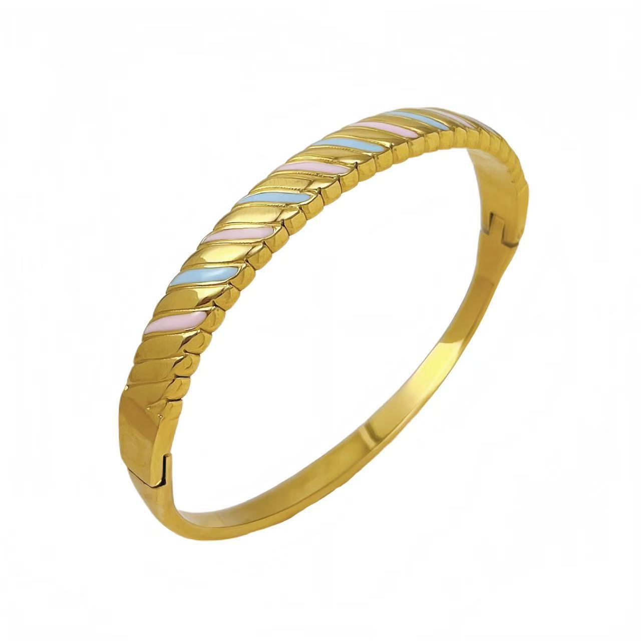 Colorful drip glaze bracelets for women designer bracelet women luxury jewelry gold mens bracelet designer silver bracelet men love bracelet bangle br - view 6