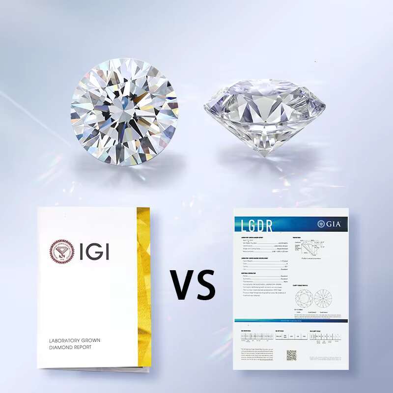 Starsgem Lab Grown Diamond 0.5CT 1CT 2CT Round Excellent Cut Loose Diamant IGI Certified HPHT CVD Diamond