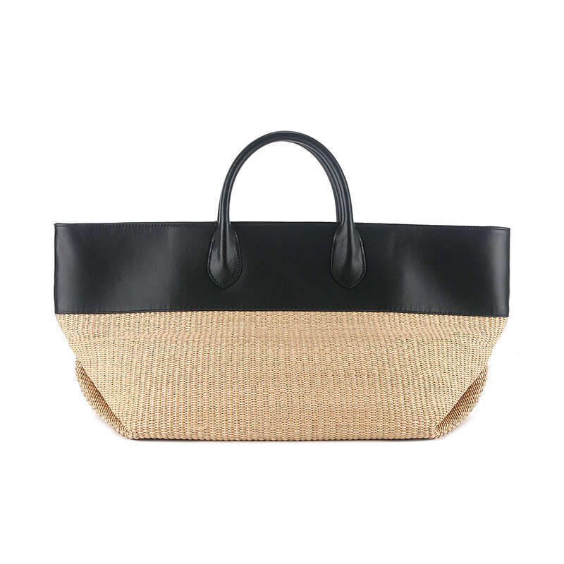 Ins Style Resort Beach Bag KE Large Capacity Grass Bag For Women New Summer Woven Single Shoulder Tote Bag Lazy Beach Vacation KQ