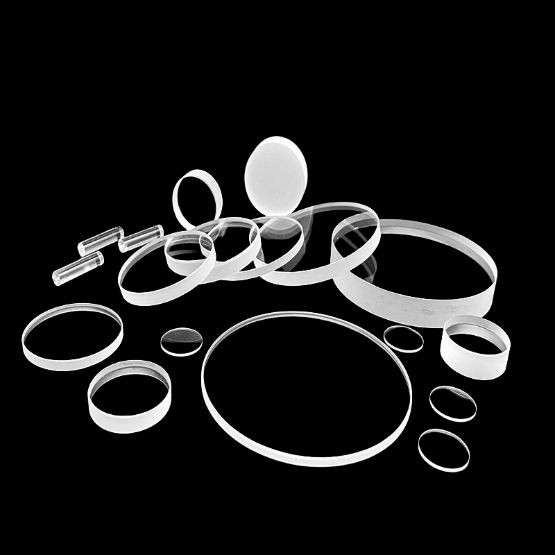 Customized Fused Silica UV Transparent Quartz Round Window High Temperature Resistant Quartz Plate