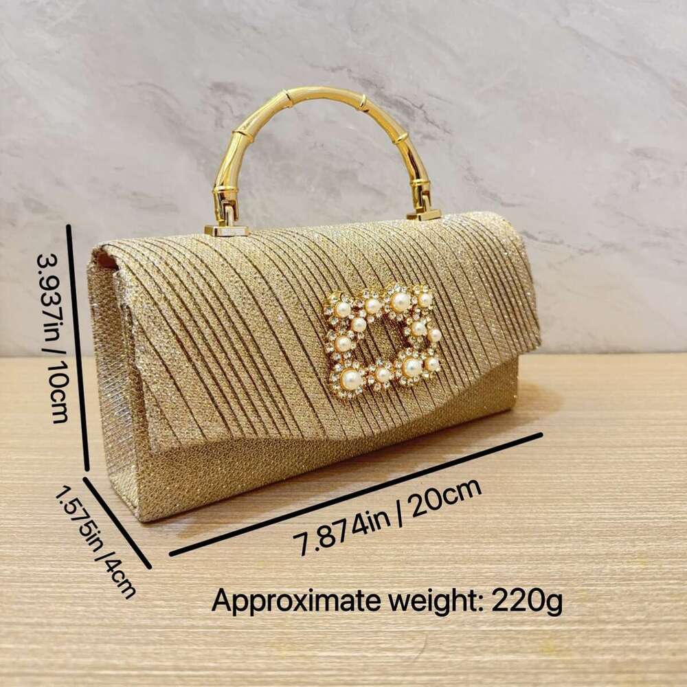 New Mini Handbag For Weddings, Bridesmaids, Birthdays, Party Parties, Evening Wear, Diagonal Cross Banquet Bag