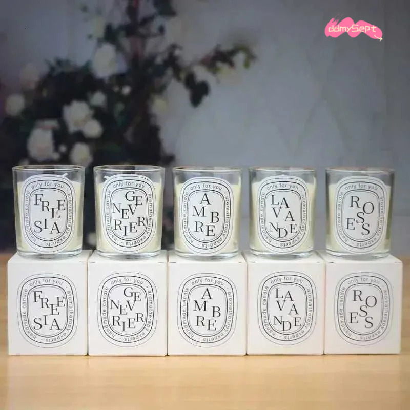 Romantic Transparent Fragrance Light Scented Aromatic Guest Gift Wedding Candles Candle Jar C2510238 ddmysept