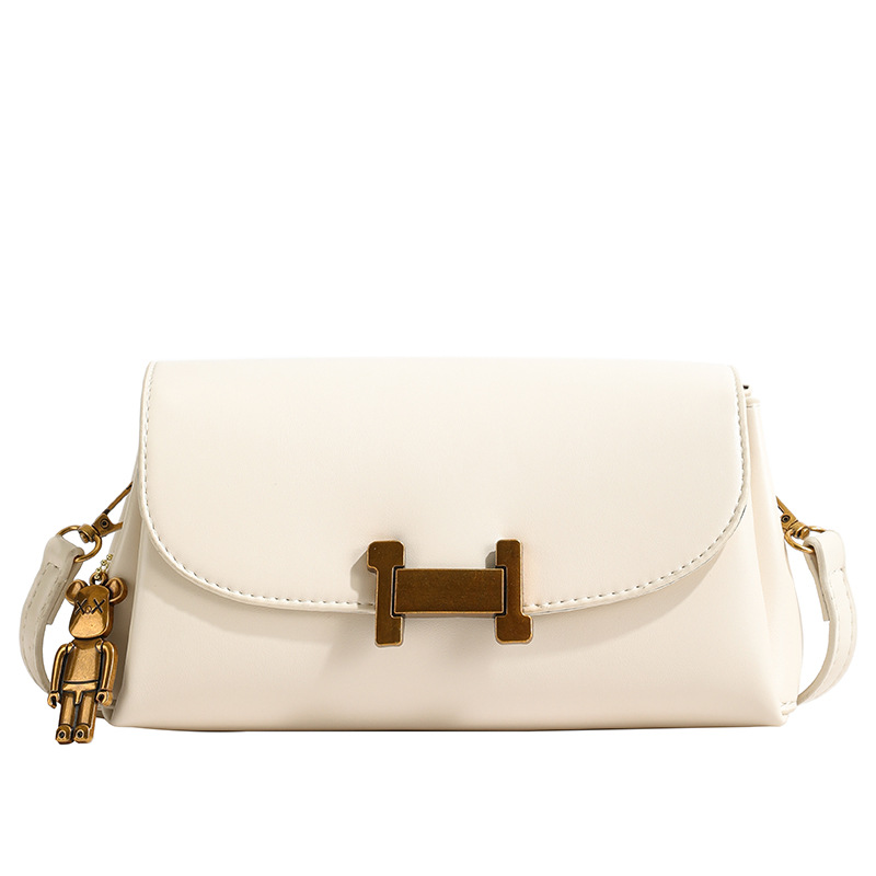 Cross-border trendy small bag women's 2025 spring new simple and versatile small square bag retro foreign commuter messenger bag