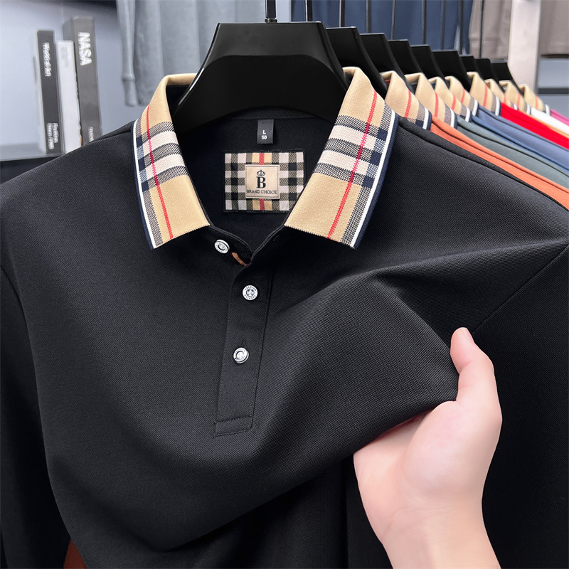 Designer T-shirts free shipping A variety of large-sized fashionable printed solid polo T T-shirts in 2025 men
