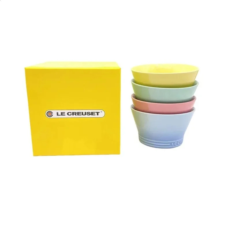 French Cool Rainbow 12cm 15cm 20 Bowl Set Ceramic Stone Kitchen Utensils 6piece High end Gift 250423 - view 7