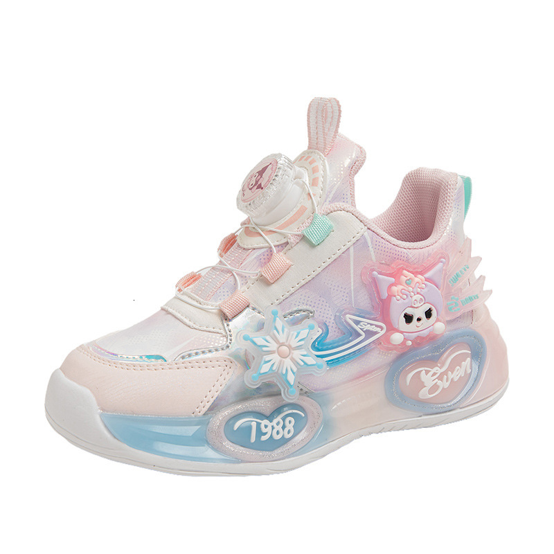 Winter luminous shoes, children's shoes, leather shoes with lights, fashionable and trendy shoes, soft soled non slip shoes, casual children'