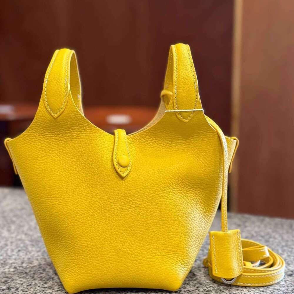 Designer Bag Lafite Basket Polo Yellow Handbag Cross Shoulder Bucket Head Cover Leather Tote Women S Bag
