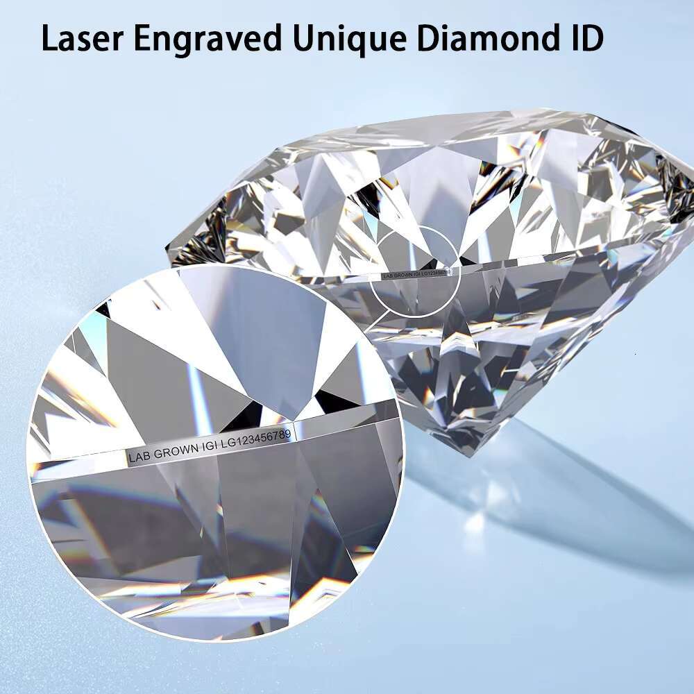 IGI Certified Diamond D Color VS VVS Radiant Cut 1ct Lab Grown CVD HPHT Man Made Diamond for Gold Jewelry