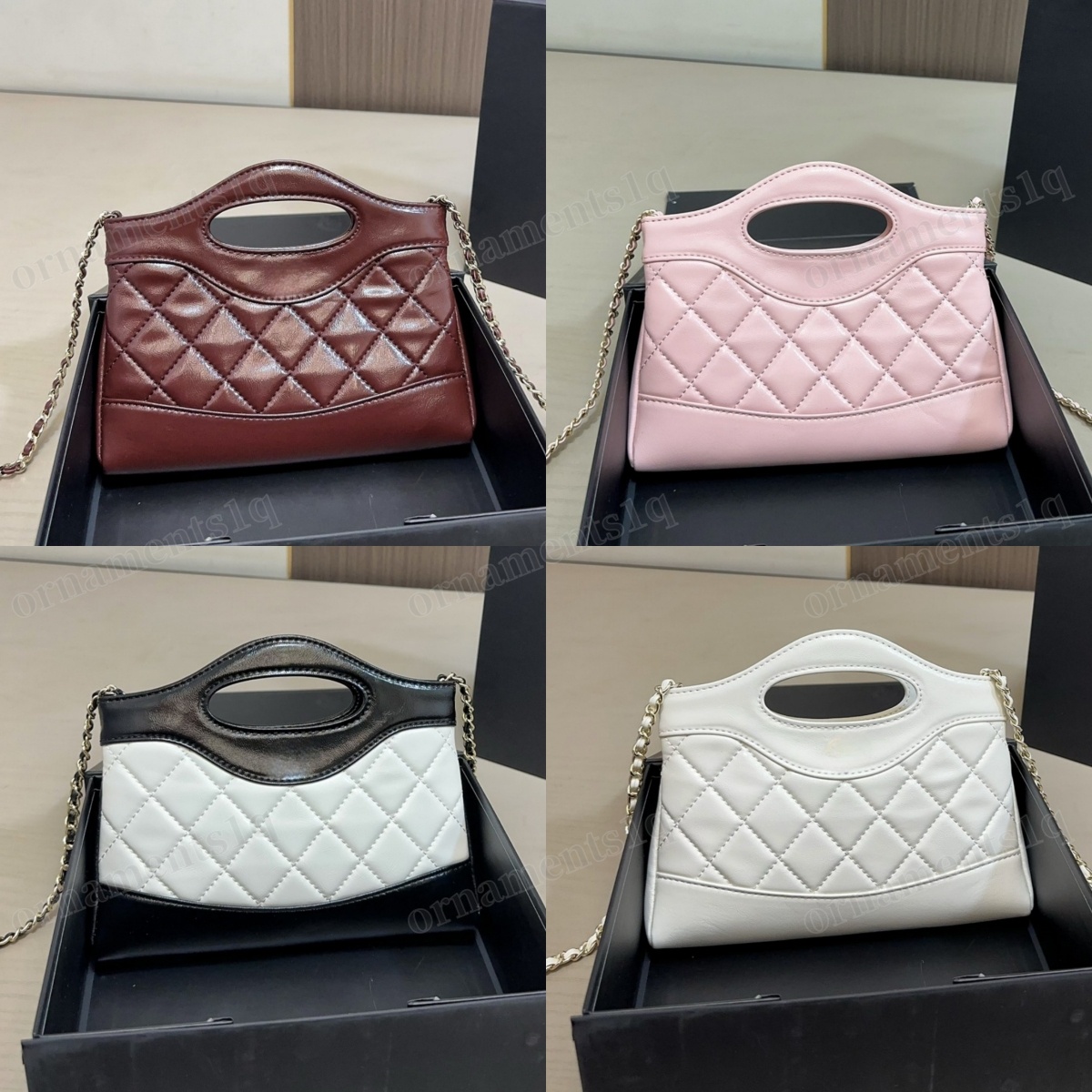 Designer Handbag High Quality Mini Crossbody Bag with Chain Shoulder Strap Small Tote Bag Womens Crossbody Bag 2-Size