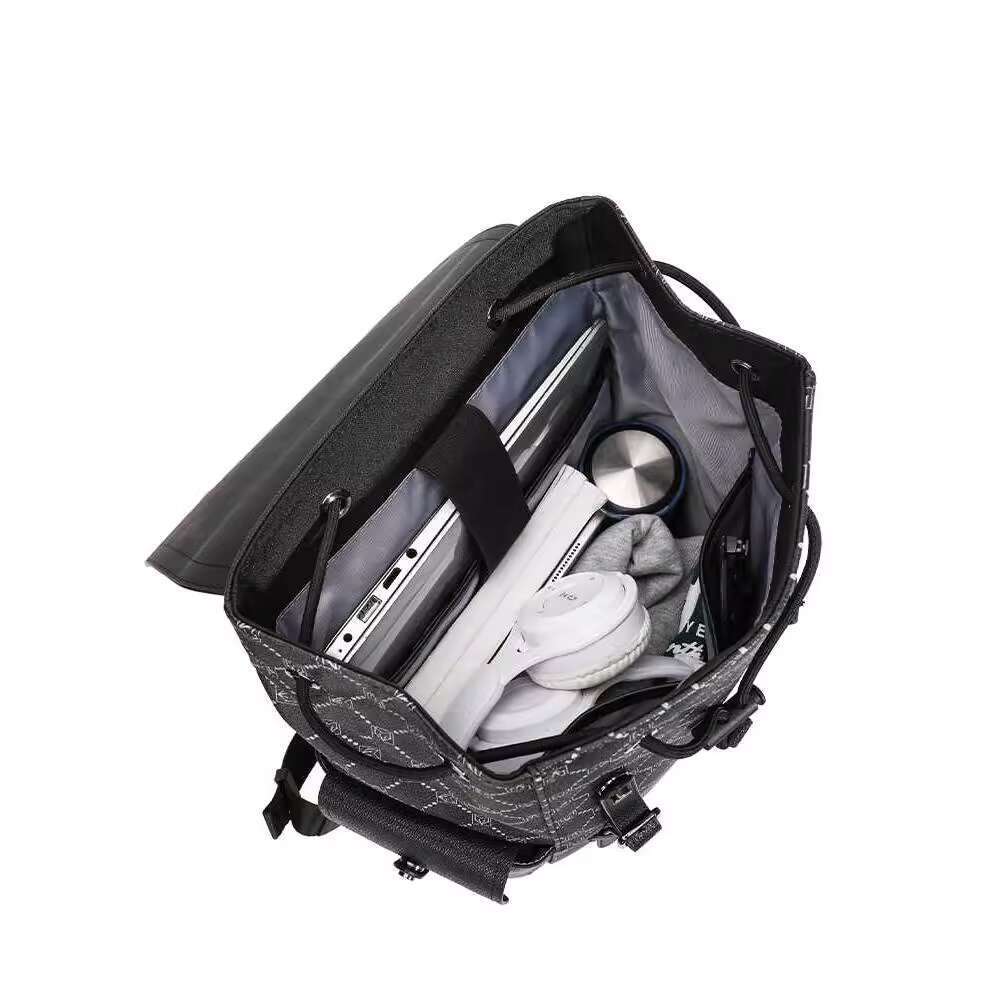 Men's Business Backpack, Mens Laptop Backpack: Large Capacity Commuting for Travel and Work, High-End Leather Computer Bag Z260202