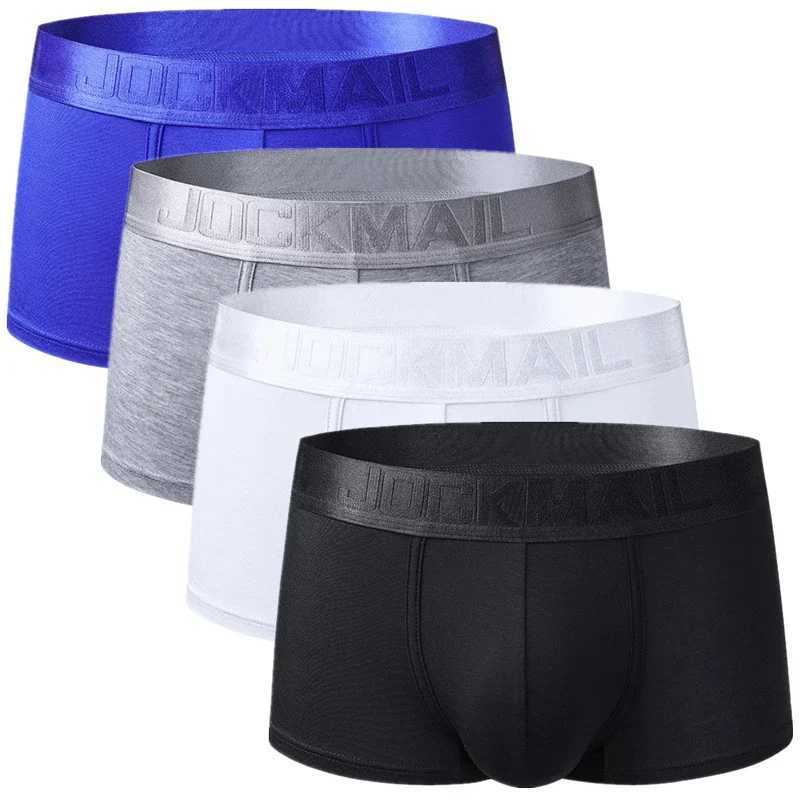 JOCKMAIL brand mens underwear breathable cuecas boxing module solid mens underwear U-shaped invisible sexy underwear Z250422