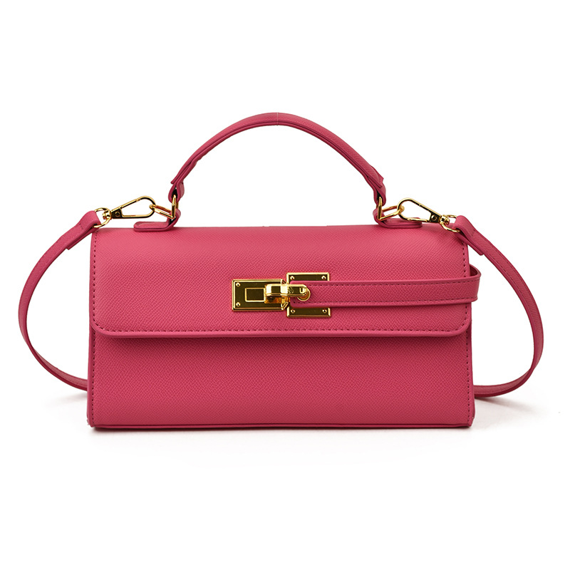 Free Shipping Designer bag Fashionable casual simple versatile single shoulder light luxury trendy crossbody bag Black Brown Gold Red Pink