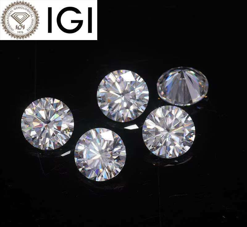 Lab Created 1ct Cvd Diamond Lab Seed Lab Grown Diamonds IGI HPHT Single Crystal Loose Diamonds for Jewelry Making