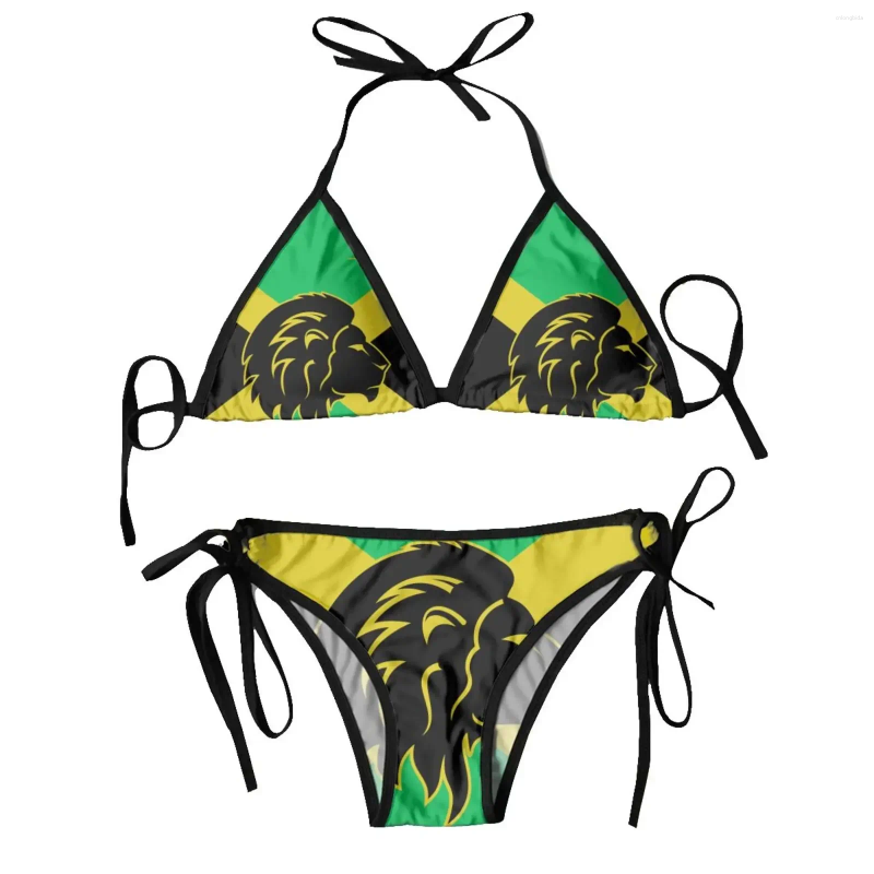 Womens Swimwear Of Jamaica Bikini Sets Summer Beachwear Bathing Bikinis Fashionable Two-piece Beach Swimming Swimsuit