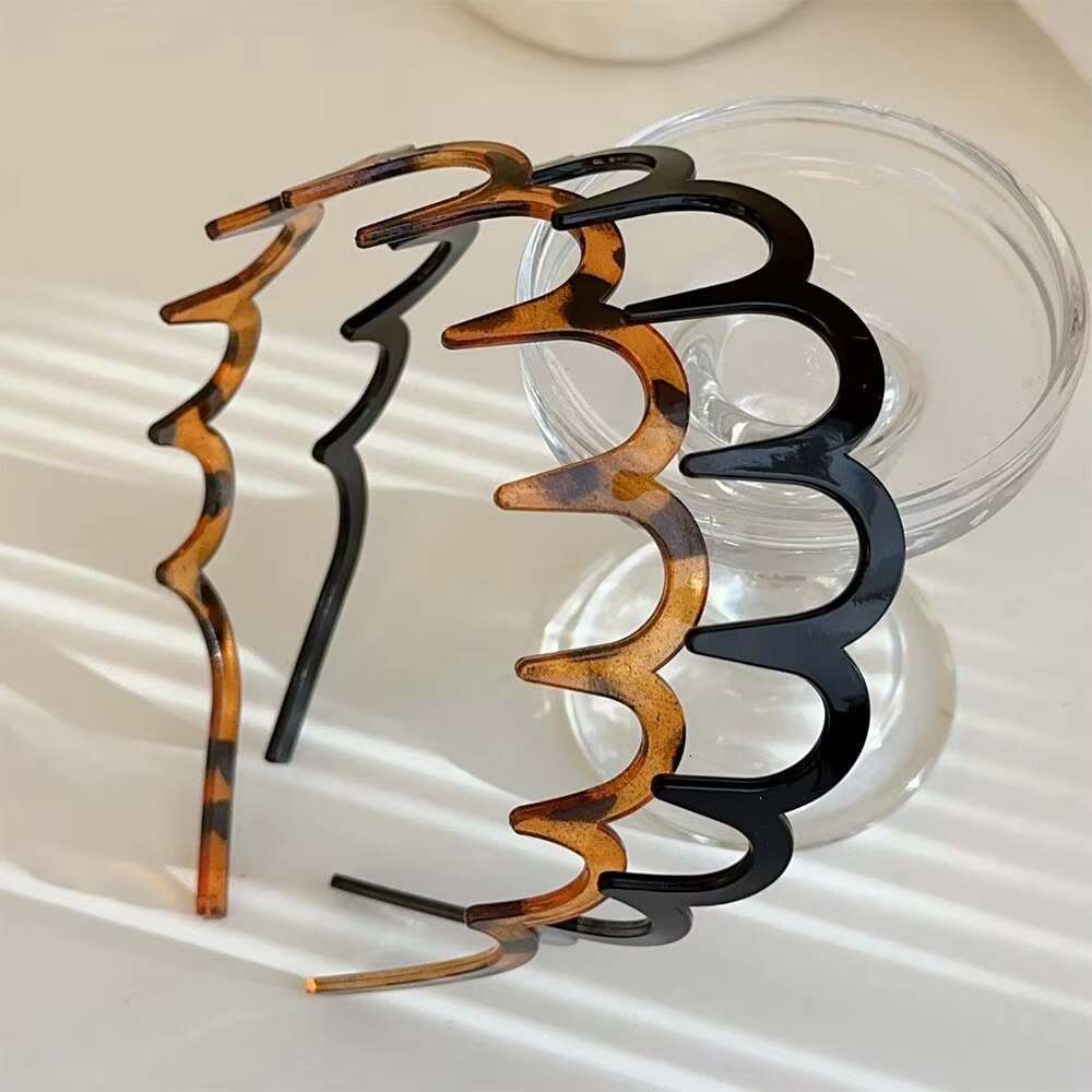 DHgargets Hot selling U-shaped anti slip with simple face wash headband for women's hair accessories