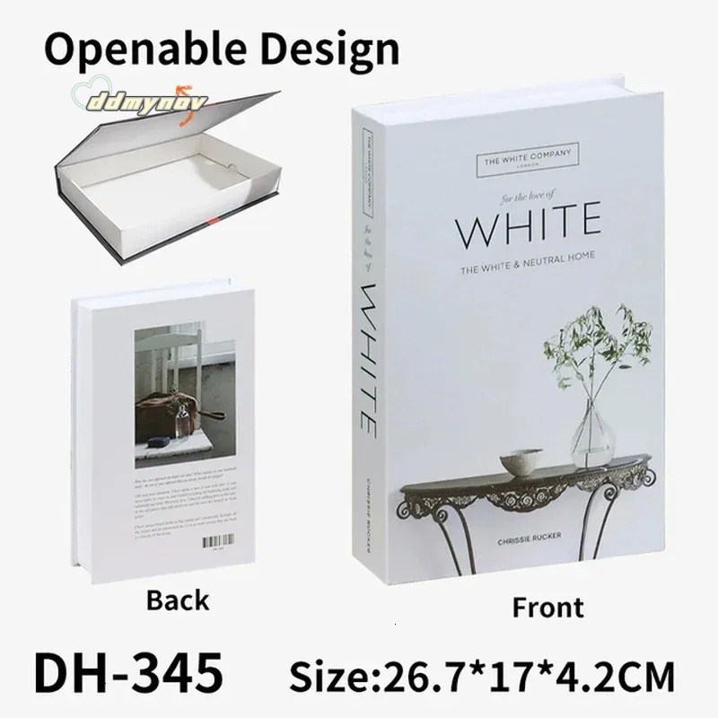 Decorative Boxes Home Decor Stylish Coffee Table Books for Display Faux Book Storage H11.21 ddmynov