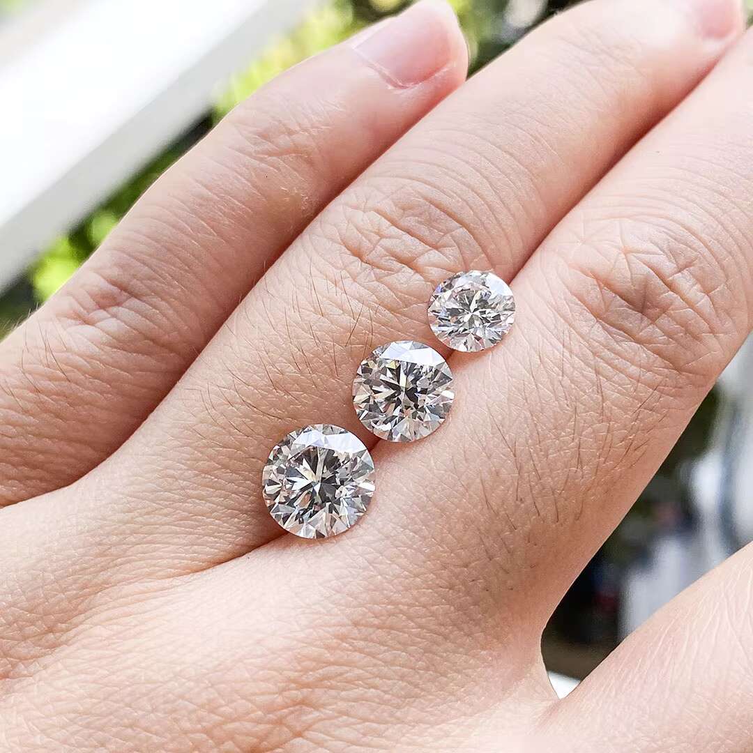 Fine Jewelry Earrings Drop Ship14k Gold Lab Grown Diamonds 6ct Per Pair CVD Diamond Earring Woman Luxury Lab Grown Diamond Earin