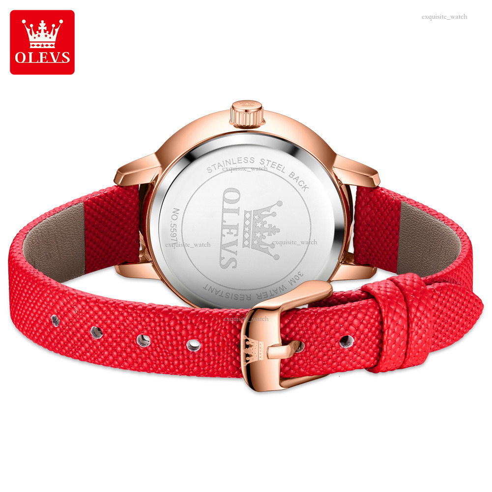 OLEVS Brand Designer And Manufacturer All-in-one Quartz Diamond-encrusted Calendar Quartz Women's Luxury Watch Free Delivery And Wholesale