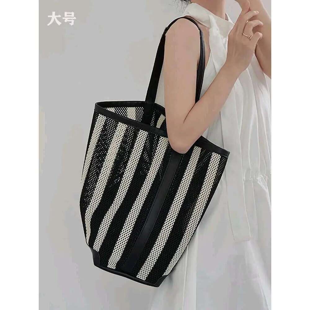 New High Quality Large Capacity Bucket Woven Tote Bag Designer's bag