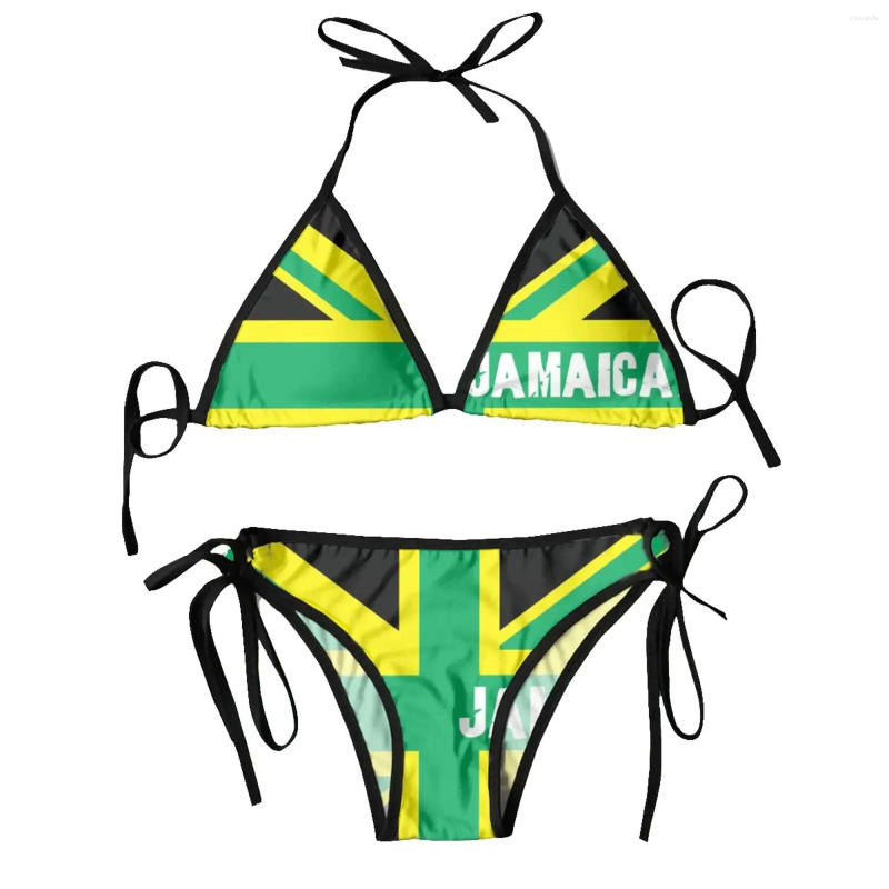 Womens Swimwear Of Jamaica Bikini Sets Summer Beachwear Bathing Bikinis Fashionable Two-piece Beach Swimming Swimsuit