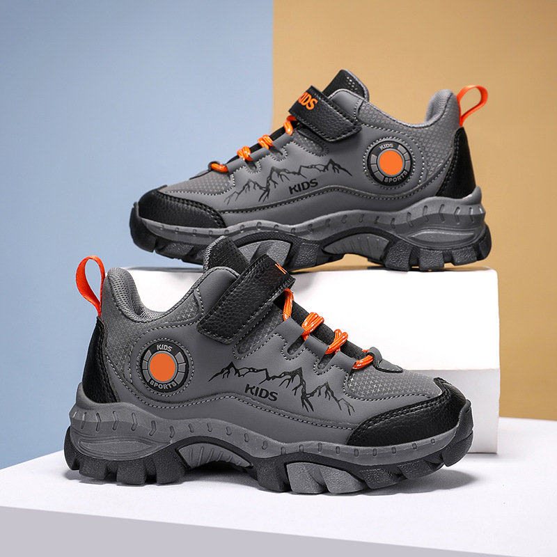 Designer Kids Winter Sports Shoes Boys Girls Thermal Outdoor Hiking Shoes Non-Slip Thickened Sole Children Sneakers Free Shipping