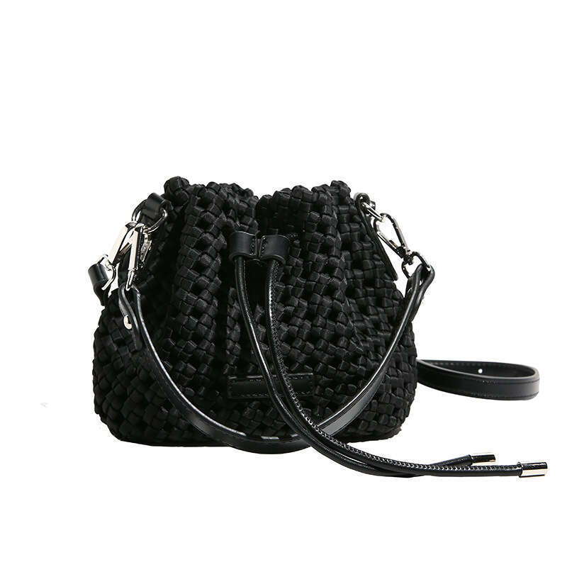 Ins Style Resort Beach Bag Weaving Straw Woven Bag For Women New Summer Shoulder Vacation Beach Tote Bag Large Capacity KQ