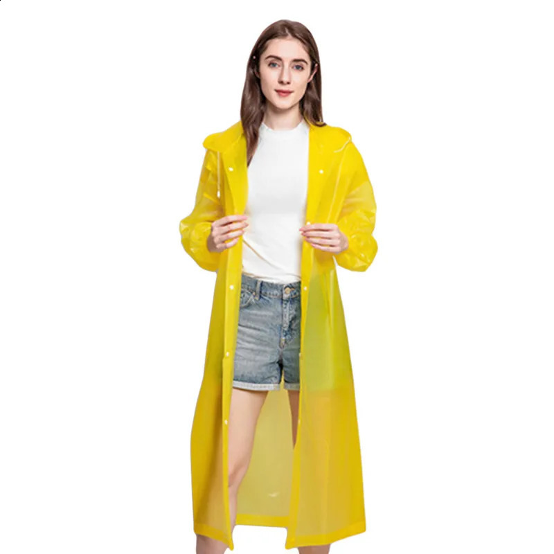Raincoat Women Men Impermeable Thickened Waterproof Raincoat Tourism Outdoor Hiking Rain Poncho Raincoat Hooded Rain Coat 250421