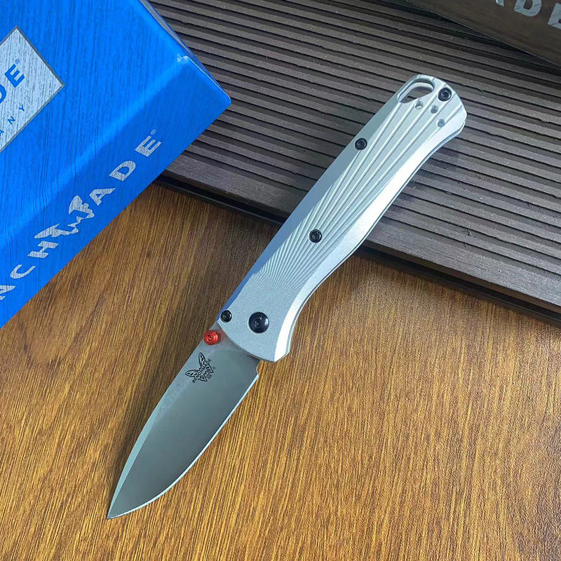 Bm 535bk-4 Bugout Aluminum Folding Knife with CPM-20CV Blade for Camping Survival and Hiking Practical Cutting Knife Men's Gifts