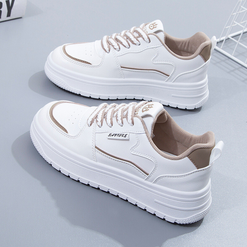 Mesh Breathable White For Women Summer New Versatile Super Sponge Cake Casual Thick Soled Sports Board Shoes Ddmysaturn Ddmysaturn
