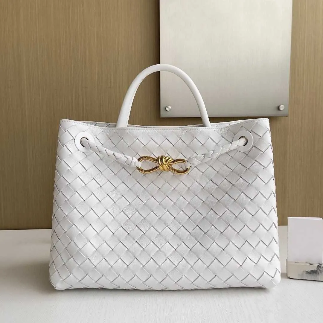 Andiamo Original Leather 2025 Woven Womens Portable Single Shoulder Crossbody Tote Bag 99