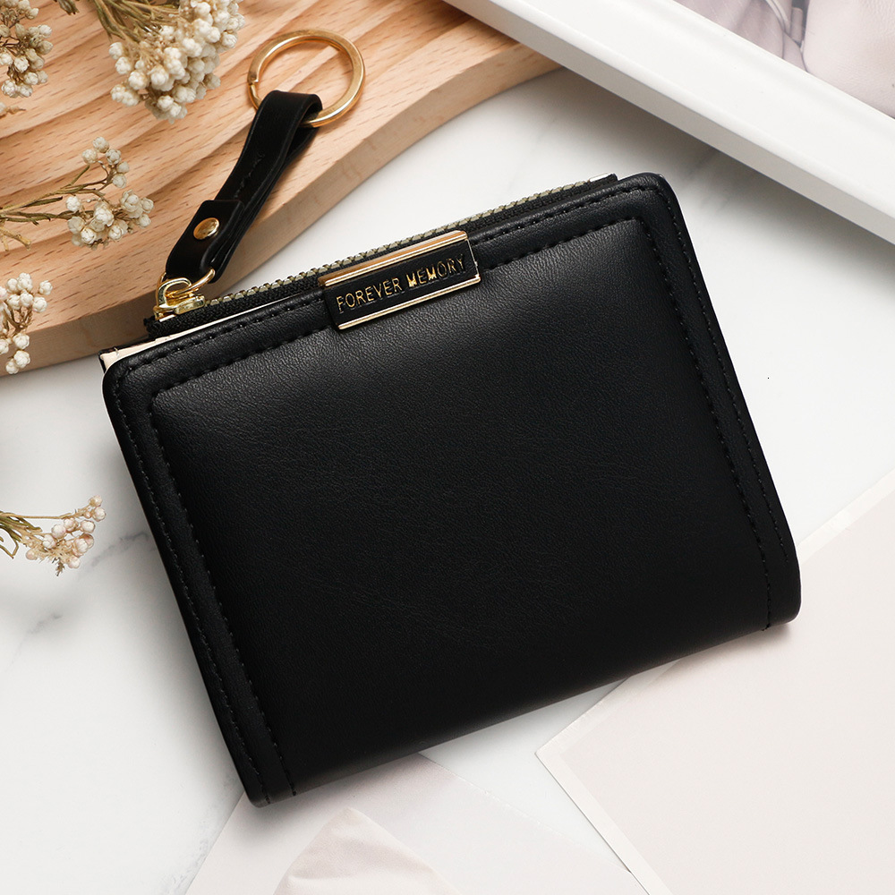 Designer Wallet New Korean Fashion Women S Short Wallet Zipper Zero Wallet Coin Multi Slot Card Document Bag Money Clip Luxury Wallet Key Pouch