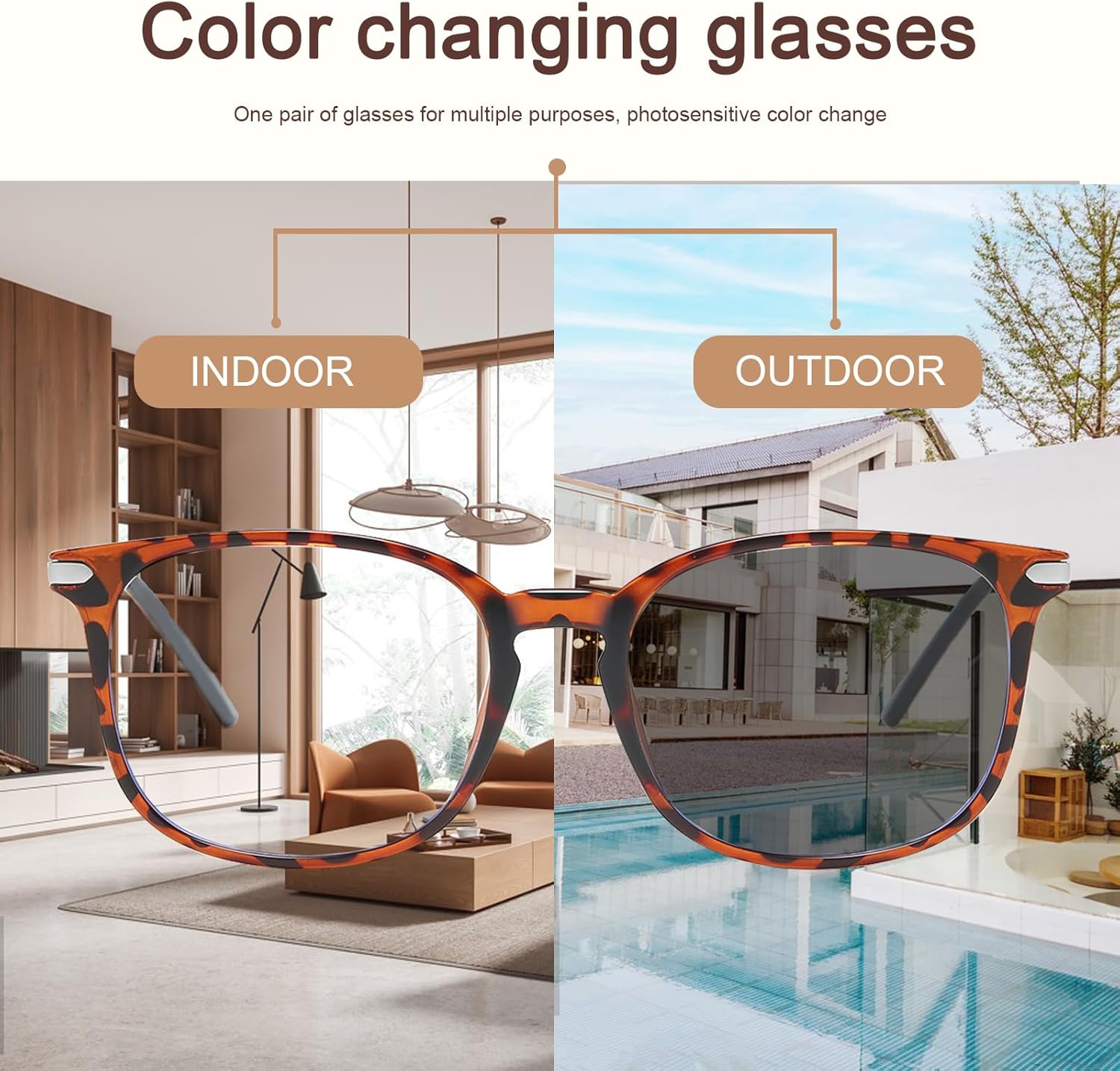 Enhanced Visual Experience from YIMI Versatile Blue Blocker Frames Suitable for Both Genders