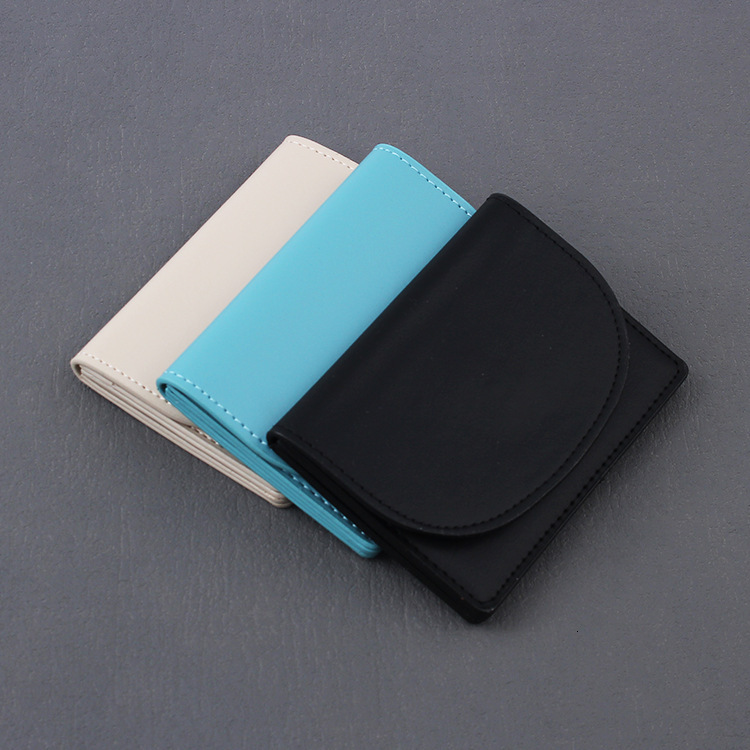 Designer Wallet New Simple Solid Color Flip Change Magnetic Buckle Double Union Travel Business Card Storage Bag Luxury Wallet Key Pouch