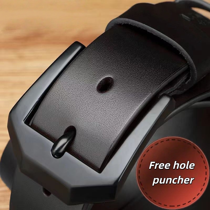 Free hole puncher Mens pin buckle Versatile pin-buckle belt designer belt men mens belt ceinture luxe ceinture belts for men designer cintura uomo bro - view 4