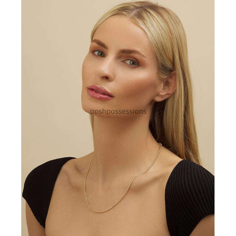 Gold Plated Curb/Cuban Link Chain Necklace 2Mm, 3Mm, 4Mm, 5Mm For Women Or Men - Made In Brazil