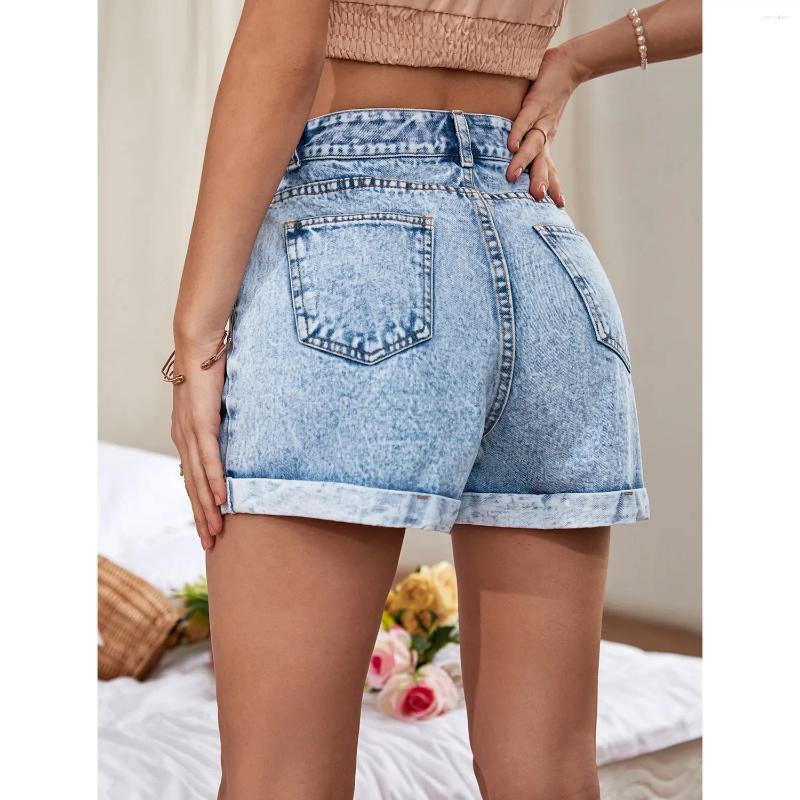 Women's Jeans Sexy Denim Shorts Casual Straight Leg Fashionable Spring Summer Versatile Short Pants Comfortable Fit From Mainland Chin