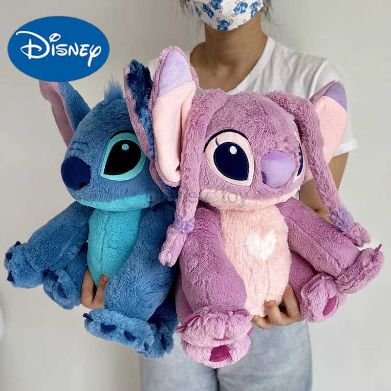 Disney plush dolls 30/40cm Disney Lilo Stitch Stuffed Plush Doll Christmas Gift Doll Plush Monster Steve Angel Childrens Gift Y250423