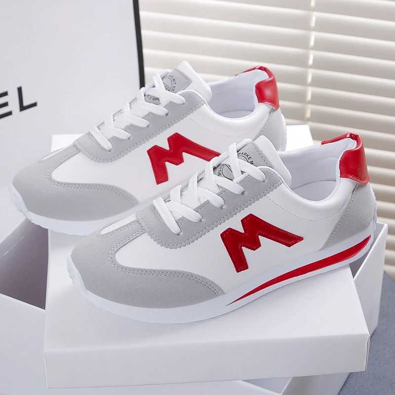 Seasonal new womens flat shoes oversized casual sports shoes running tennis low top lace up womens shoes Y250422