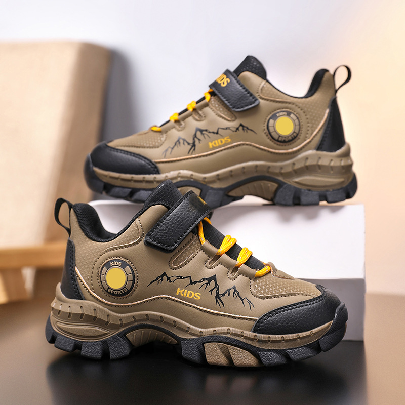 Designer Kids Winter Sports Shoes Boys Girls Thermal Outdoor Hiking Shoes Non-Slip Thickened Sole Children Sneakers Free Shipping