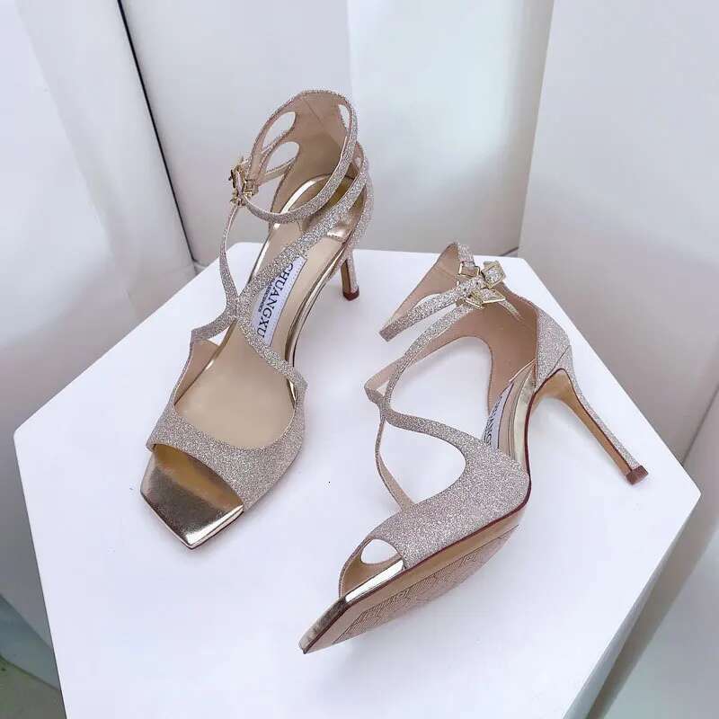 Woman 2024 Trend Women's Shoes For Women Summer Gladiator Sandals New Square Head High Heels Fashion Ladies Shoes